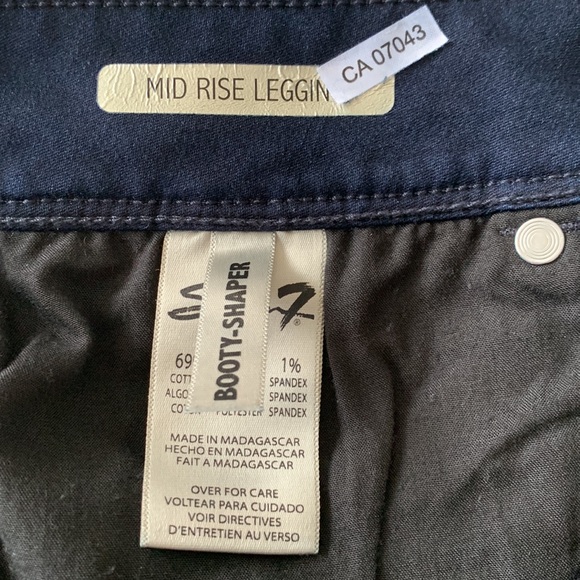 ✨SEVEN7 ´MID RISE LEGGING’ DEEP BLUE JEANS SIZE 12 - Picture 7 of 8